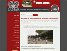 Tablet Screenshot of lamas.org.uk