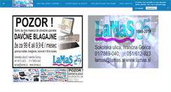 Desktop Screenshot of lamas.si