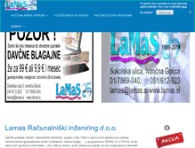 Tablet Screenshot of lamas.si