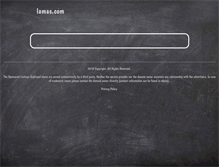 Tablet Screenshot of lamas.com